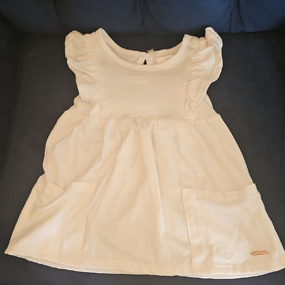 Tahari Kids Dress with Ruffle Sleeves